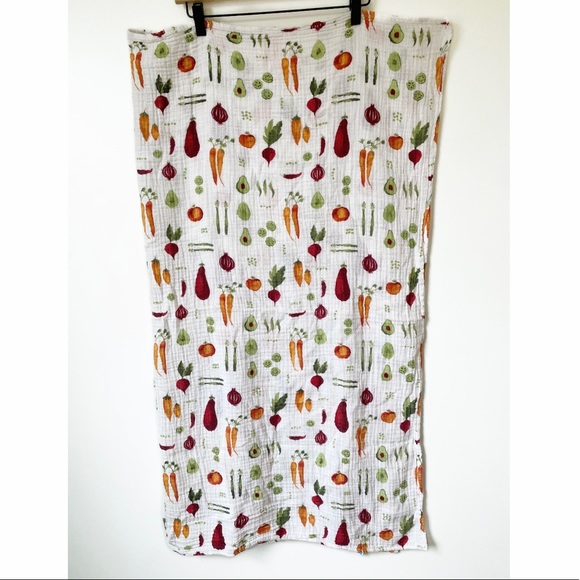 Little Unicorn Other - Little Unicorn Cotton Vegetable Garden Avocado Muslin Blanket Baby Swaddle